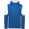Custom Youth Blue Chip Hooded Sweatshirt Royal/ White