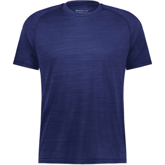 Custom Youth Eco Revive™ All-Pro T-Shirt Navy Heather