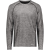 Custom Youth Electrify CoolCore® Long Sleeve T-Shirt Black Heather