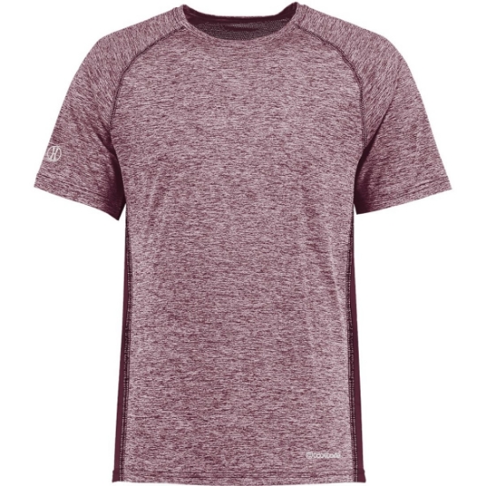 Custom Youth Electrify CoolCore® T-Shirt Maroon Heather