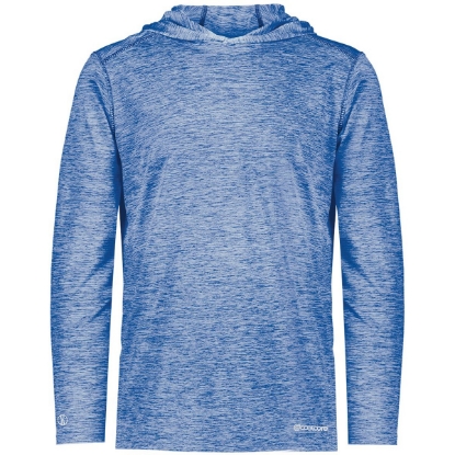 Custom Youth Electrify CoolCore® Hooded Sweatshirt Royal Heather