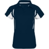 Custom Womens Two-Tone Avenger Polo Navy/ White