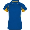 Custom Womens Two-Tone Avenger Polo Royal/ Light Gold