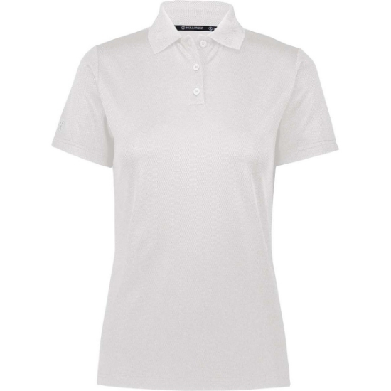 Custom Womens Prism Polo White