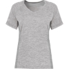 Custom Womens Electrify CoolCore® V-Neck T-Shirt Athletic Grey Heather