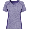 Custom Womens Electrify CoolCore® V-Neck T-Shirt Purple Heather
