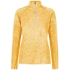 Custom Womens Electrify CoolCore® Quarter-Zip Pullover Gold Heather