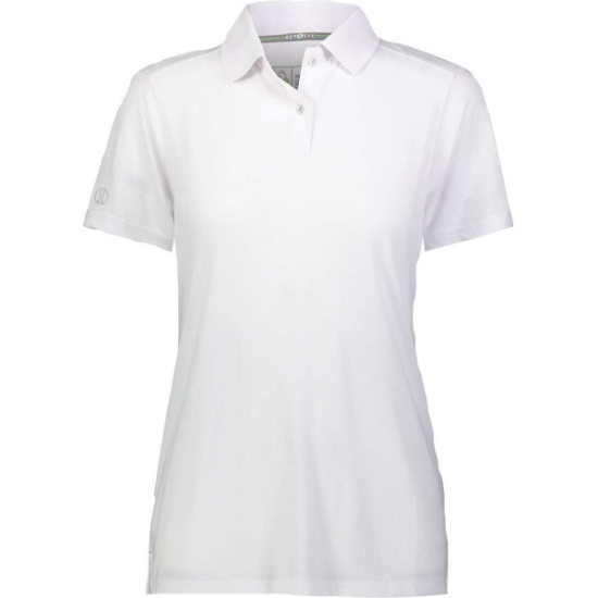 Custom Womens Repreve® Eco Polo White