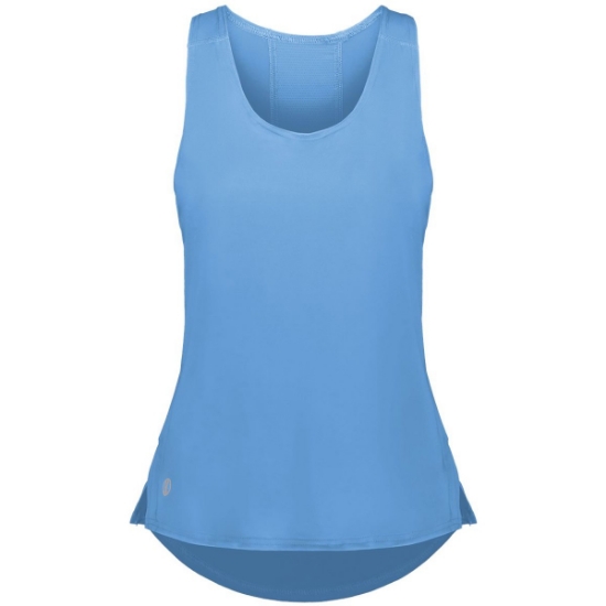 Custom Womens Coolcore Tank Columbia Blue