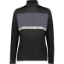 Custom Womens Prism Bold Quarter-Zip Pullover Black/ Carbon