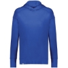Custom Womens Eco Revive™ Ventura Soft Knit Hooded Sweatshirt Royal
