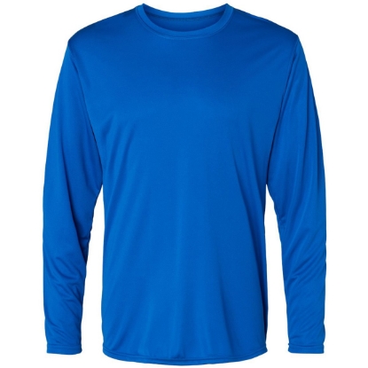 Custom Mens Momentum Long Sleeve T-Shirt Royal