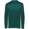 Custom Mens Momentum Hooded Long Sleeve T-Shirt Dark Green