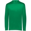 Custom Mens Momentum Hooded Long Sleeve T-Shirt Kelly