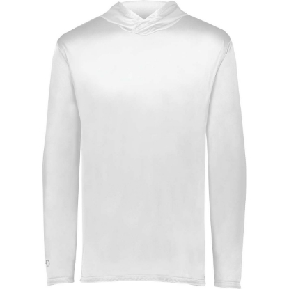 Custom Youth Momentum Hooded Long Sleeve T-Shirt White