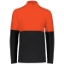 Custom Mens Momentum Team Quarter-Zip Pullover Black/ Orange