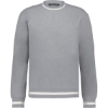 Custom Unisex Heritage Prep Crewneck Sweatshirt Athletic Heather/ Vanilla