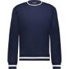Custom Unisex Heritage Prep Crewneck Sweatshirt Navy/ Vanilla