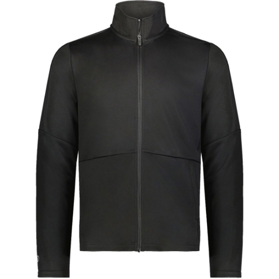 Custom Mens Crosstown Full-Zip Jacket Black