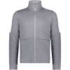 Custom Mens Crosstown Full-Zip Jacket Graphite/ White