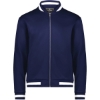 Custom Unisex V-Street Full-Zip Jacket Navy/ White