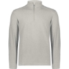Custom Unisex Eco Revive™ Ventura Soft Knit Quarter-Zip Pullover Grey Heather