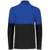 Custom Youth Momentum Team Quarter-Zip Pullover Black/ Royal