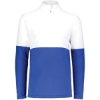 Custom Youth Momentum Team Quarter-Zip Pullover Royal/ White