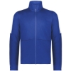 Custom Youth Crosstown Full-Zip Jacket Royal/ White