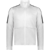 Custom Youth Crosstown Full-Zip Jacket White/ Black