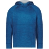 Custom Youth All-Pro Performance Fleece Hooded Sweatshirt Royal Heather/ Silver