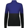 Custom Womens Momentum Team Quarter-Zip Pullover Black/ Purple