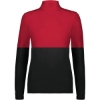 Custom Womens Momentum Team Quarter-Zip Pullover Black/ Scarlet