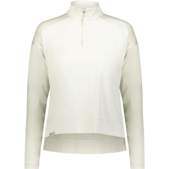 Custom Womens Eco Revive™ Ventura Soft Knit Quarter-Zip Pullover Birch