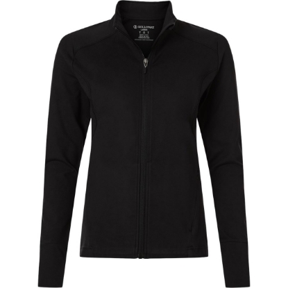 Custom Womens Eco Revive™ City Flex Full-Zip Jacket Black