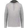 Custom Womens All-Pro Performance Fleece Hooded Sweatshirt Athletic Grey Heather/ Iron