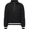 Custom Womens Heritage Prep Quarter-Zip Pullover Black/ Vanilla