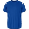 Custom Youth On The Rise T-Shirt Royal/ White