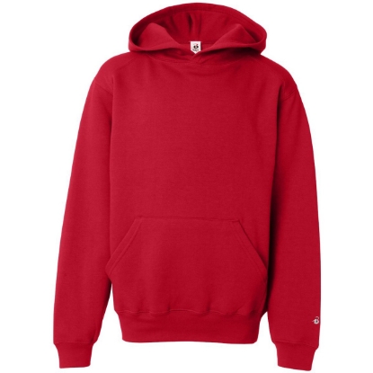 Custom Youth Hooded Sweatshirt Red