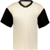 Custom Unisex Prep Street Fan Jersey Alabaster/ Black