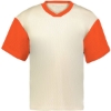Custom Unisex Prep Street Fan Jersey Alabaster/ Orange