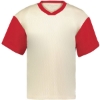 Custom Unisex Prep Street Fan Jersey Alabaster/ Scarlet