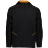 Custom Mens Wizard Quarter-Zip Hooded Pullover Black/ Light Gold