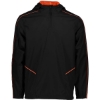 Custom Mens Wizard Quarter-Zip Hooded Pullover Black/ Orange