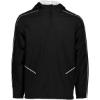 Custom Mens Wizard Quarter-Zip Hooded Pullover Black/ White
