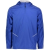 Custom Mens Wizard Quarter-Zip Hooded Pullover Royal/ White