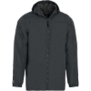 Custom Mens Bionic Hooded Jacket Carbon/ Black