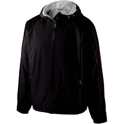 Custom Mens Homefield Hooded Jacket Black
