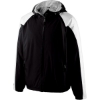 Custom Youth Homefield Hooded Jacket Black/ White
