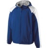 Custom Youth Homefield Hooded Jacket Royal/ White